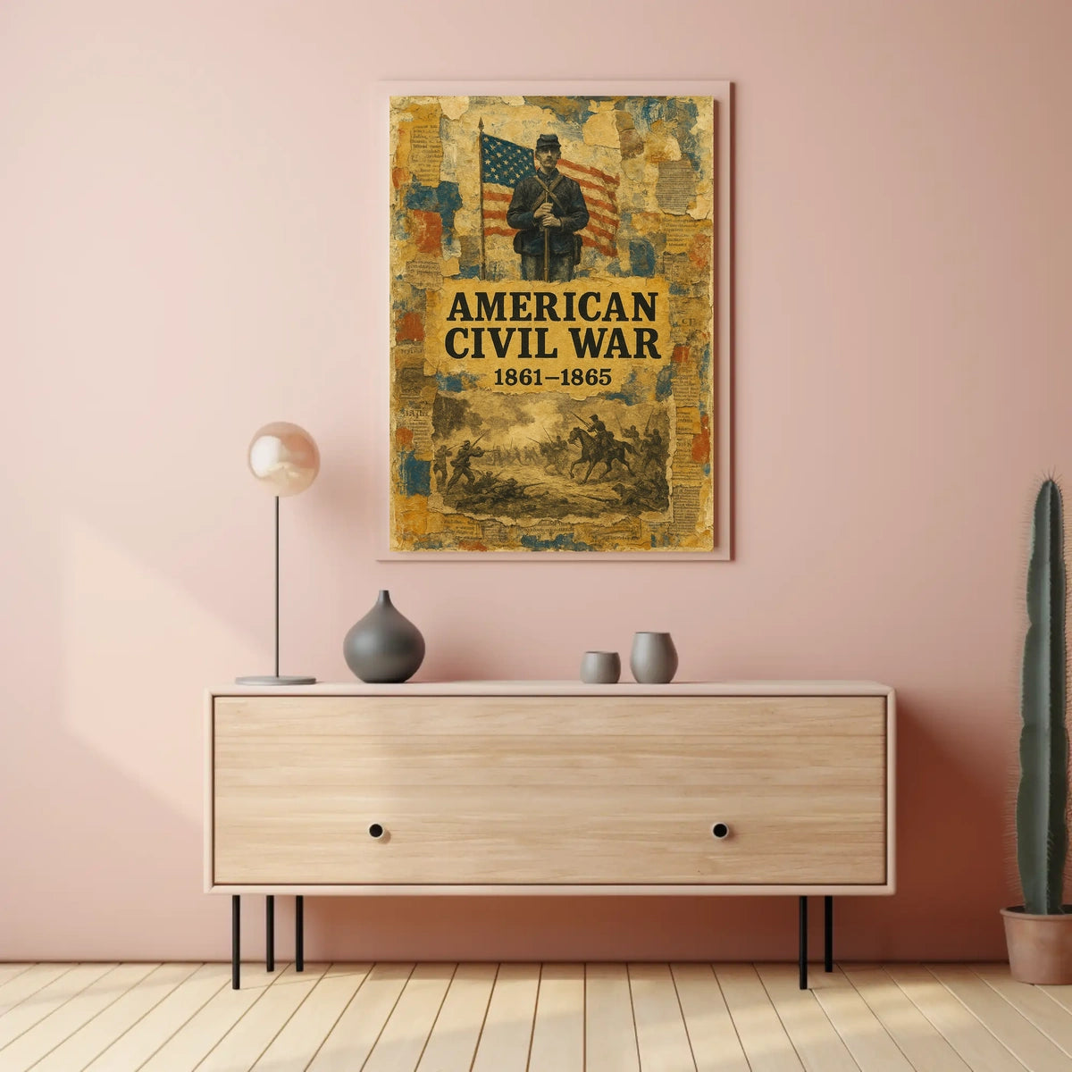 American Civil War 1861-1865 Poster