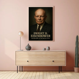 Dwight D Eisenhower 34th President Poster Wall Art Decor