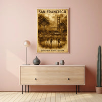San Francisco Golden Gate Glow Poster