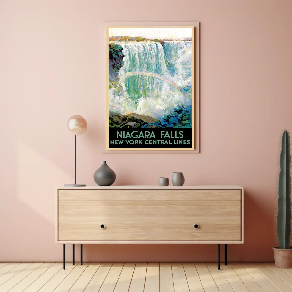 Niagara Falls Vintage Travel Poster
