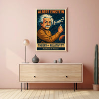 Albert Einstein Theory Of Relativity Poster