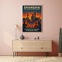 Shanghai Where Tradition Meets Innovation Poster