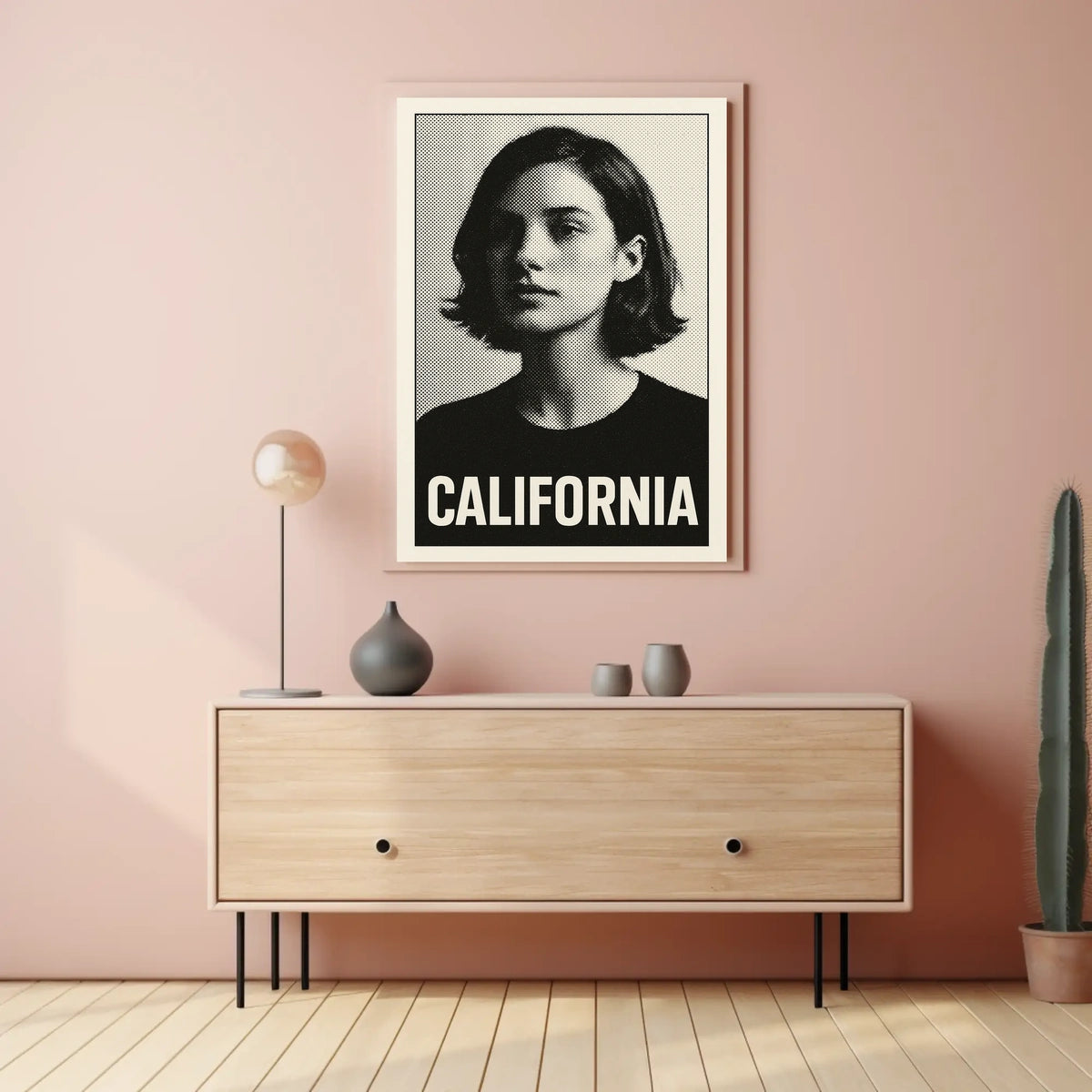 California Portrait Poster