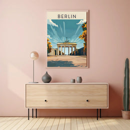 Berlin's Iconic Landmark Poster