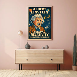 Albert Einstein Theory Of Relativity Poster