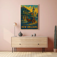 New Orleans A Vibrant Impression Poster