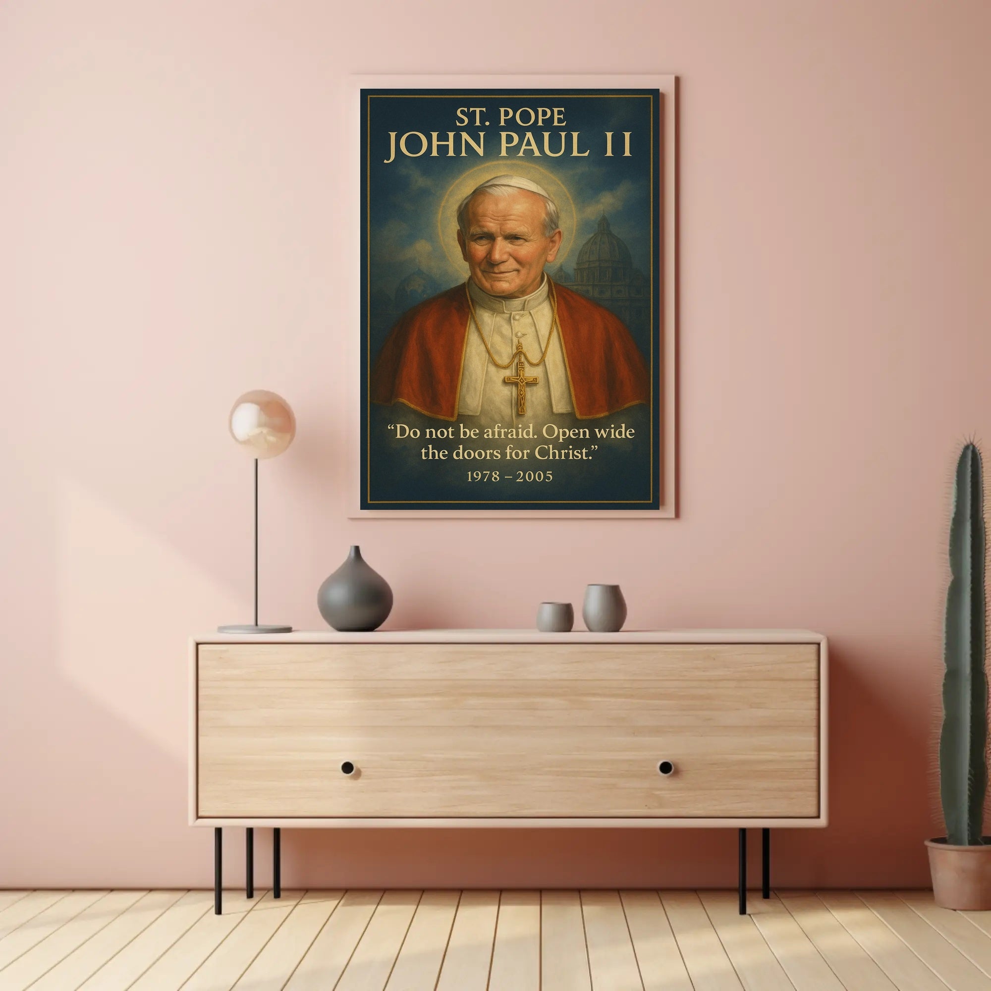 St. Pope John Paul II Poster PosterGoat