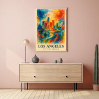 Los Angeles City Of Angels Poster
