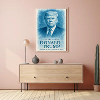 Commanding Presence The Donald Trump Portrait Poster
