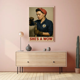 Shes a WOW Poster