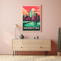 Manhattan Skyline Poster
