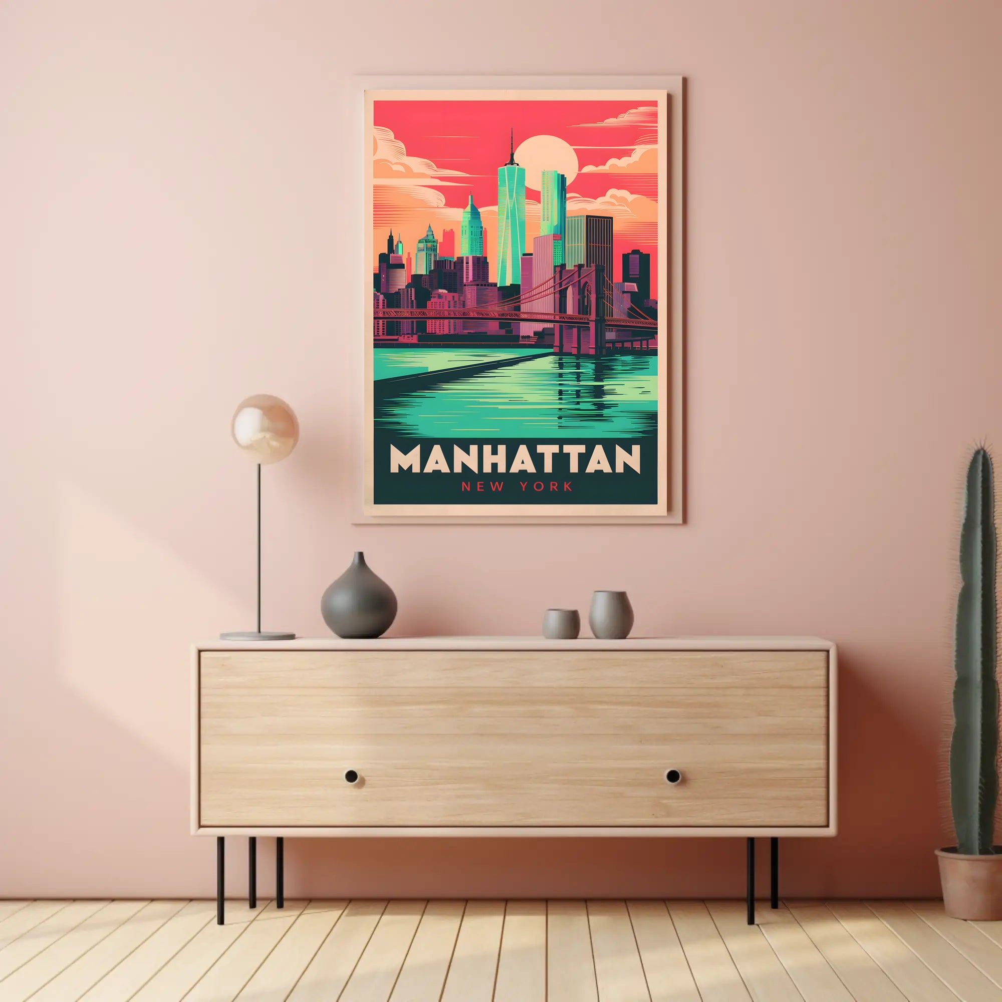 Manhattan Skyline Poster