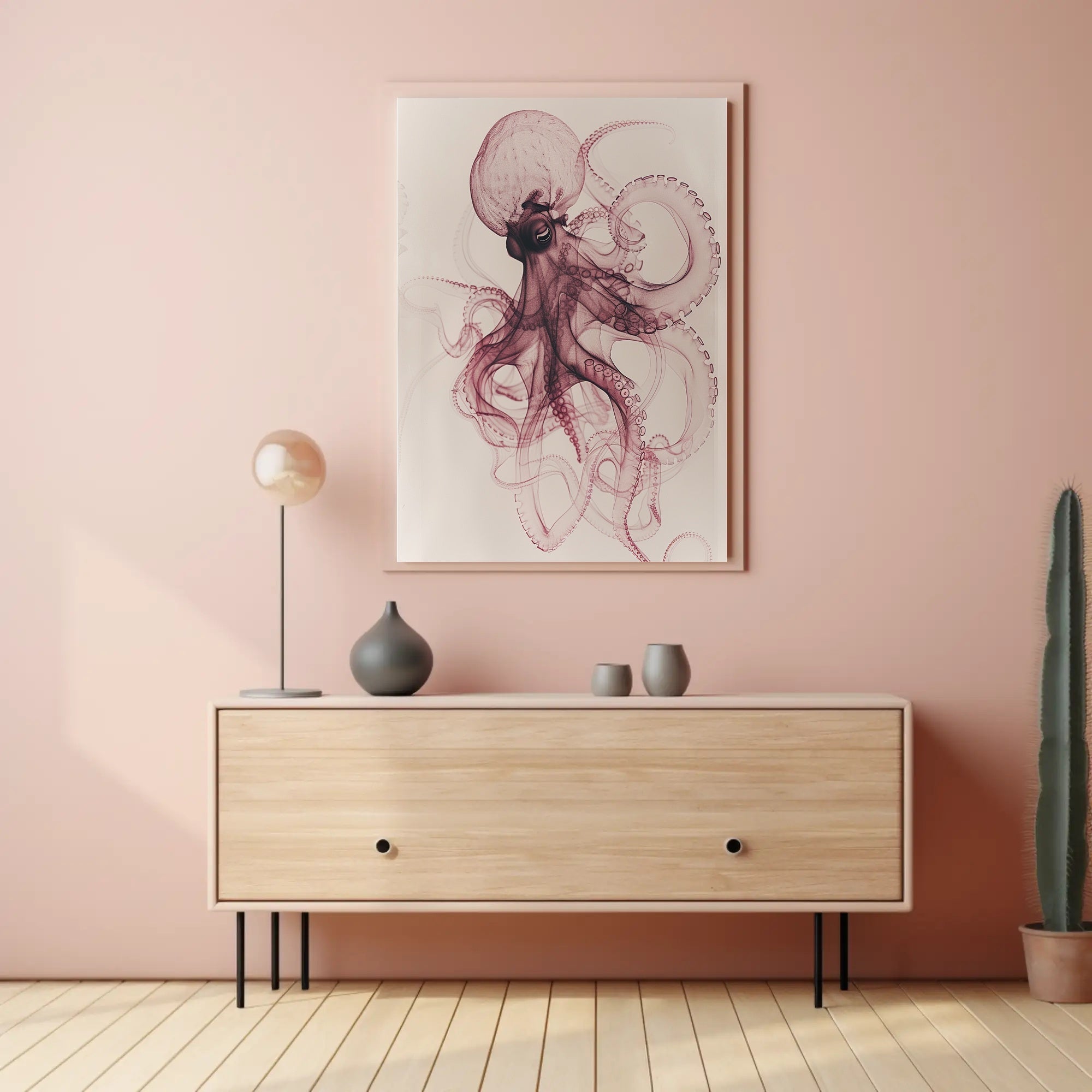 Mesmerizing Octopus Art Poster for Home Decor PosterGoat