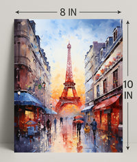Parisian Street Scene Poster