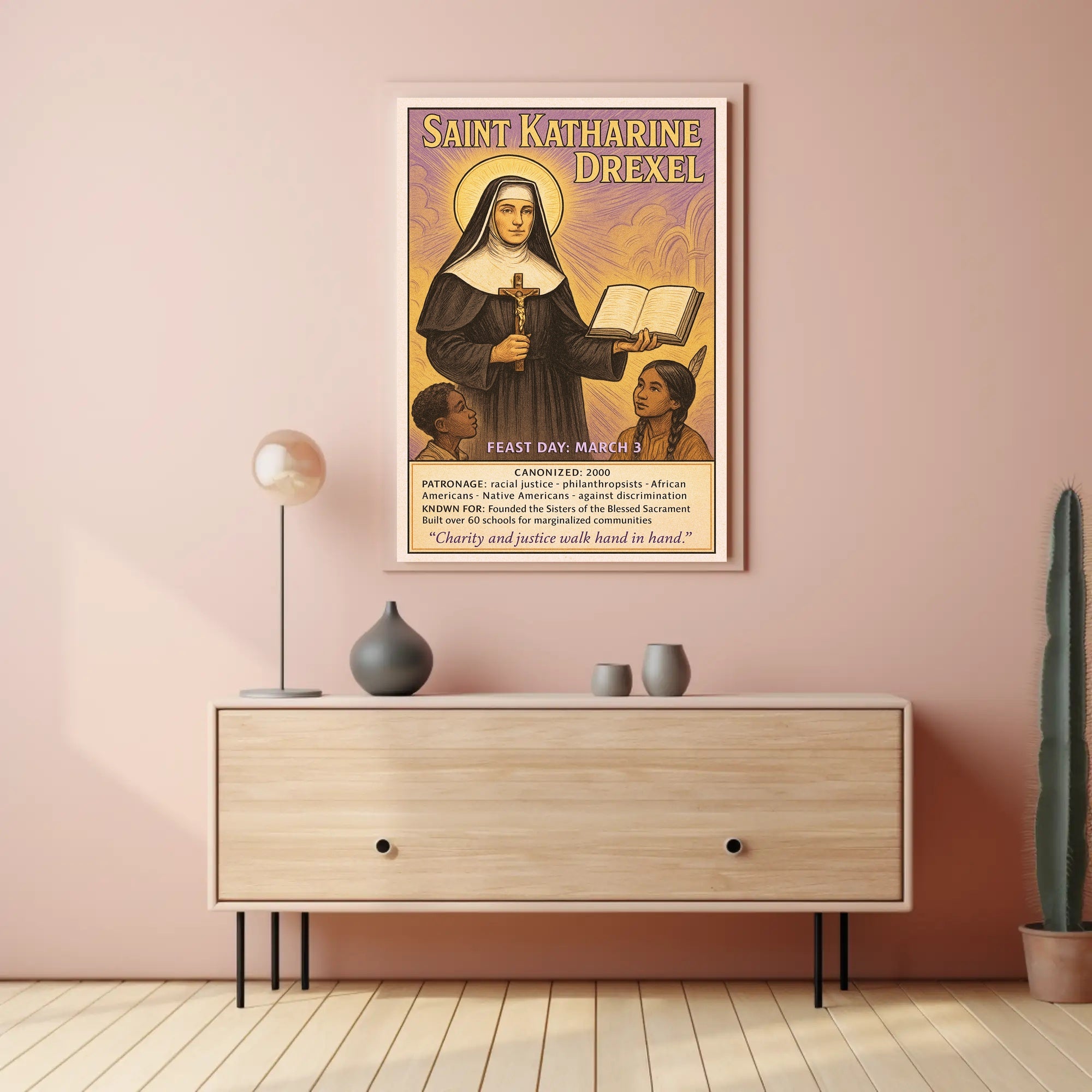 Saint Katharine Drexel Poster PosterGoat