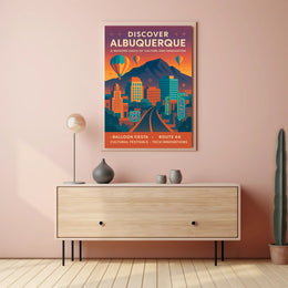 Discover Albuquerque Poster PosterGoat