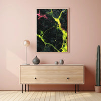Neon Abstract Abstract Poster PosterGoat