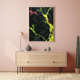 Neon Abstract Abstract Poster PosterGoat