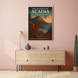 The Majesty of Acadia Poster PosterGoat