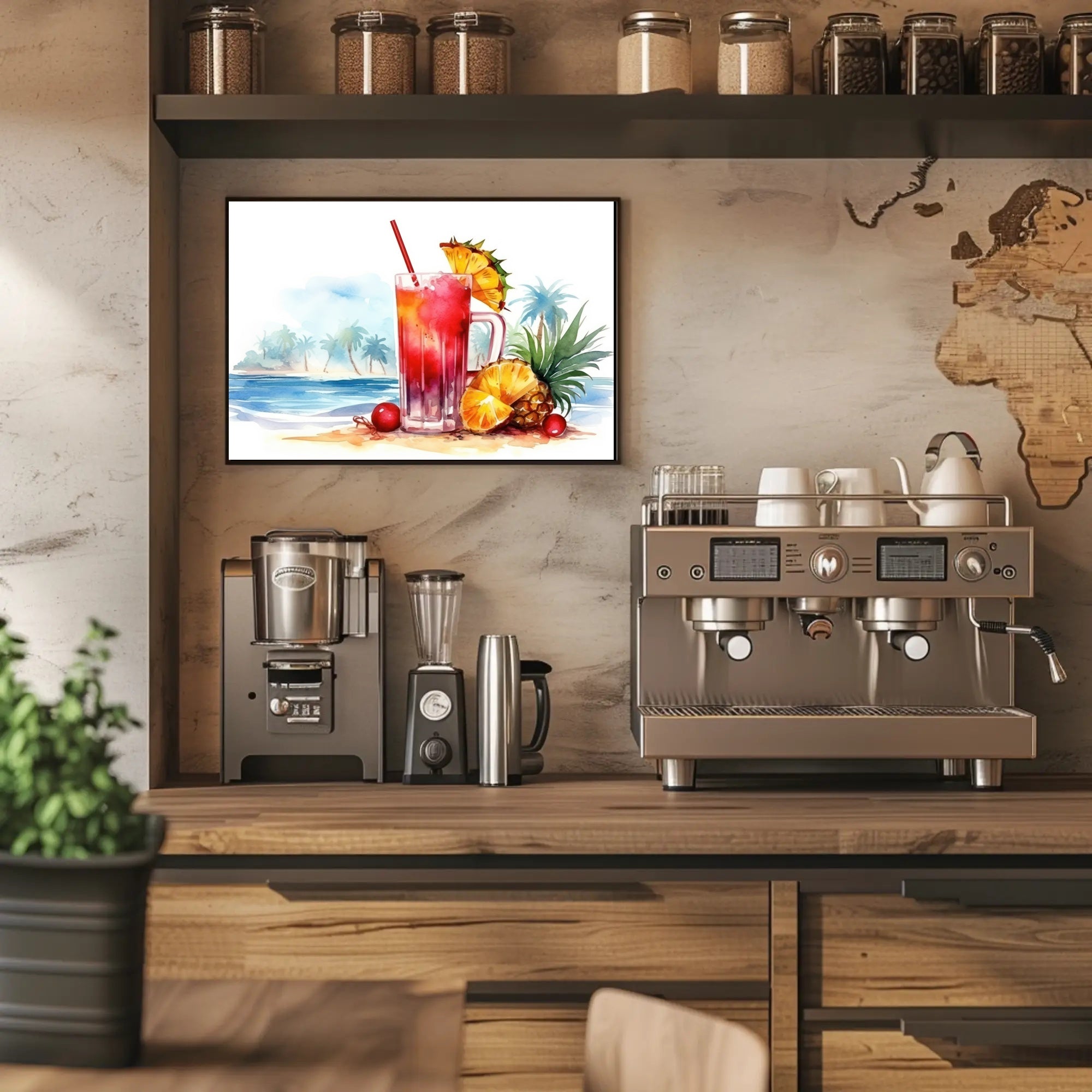 Tropical Refreshment Poster