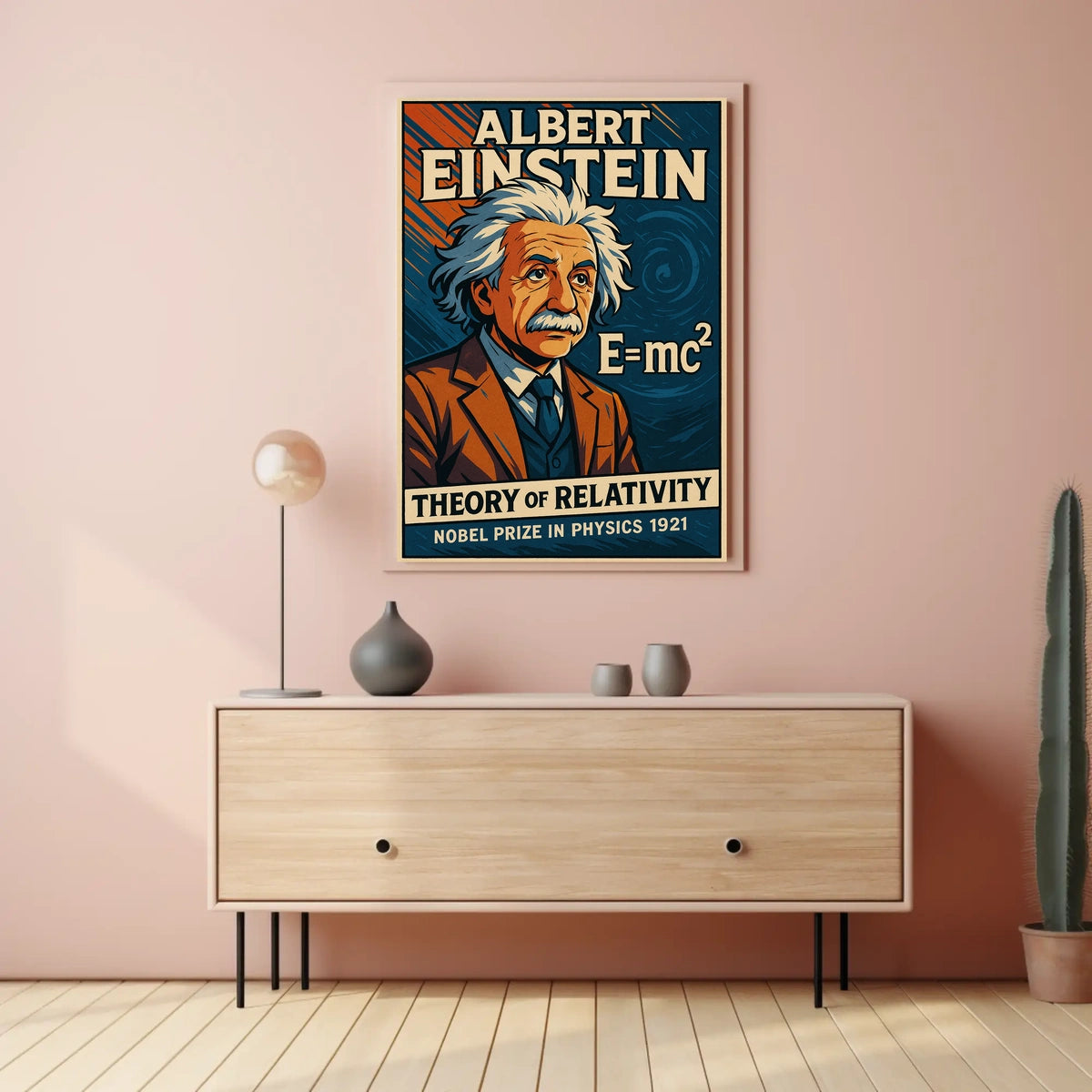 Albert Einstein Theory Of Relativity Poster