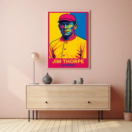 Jim Thorpe Outfield Poster