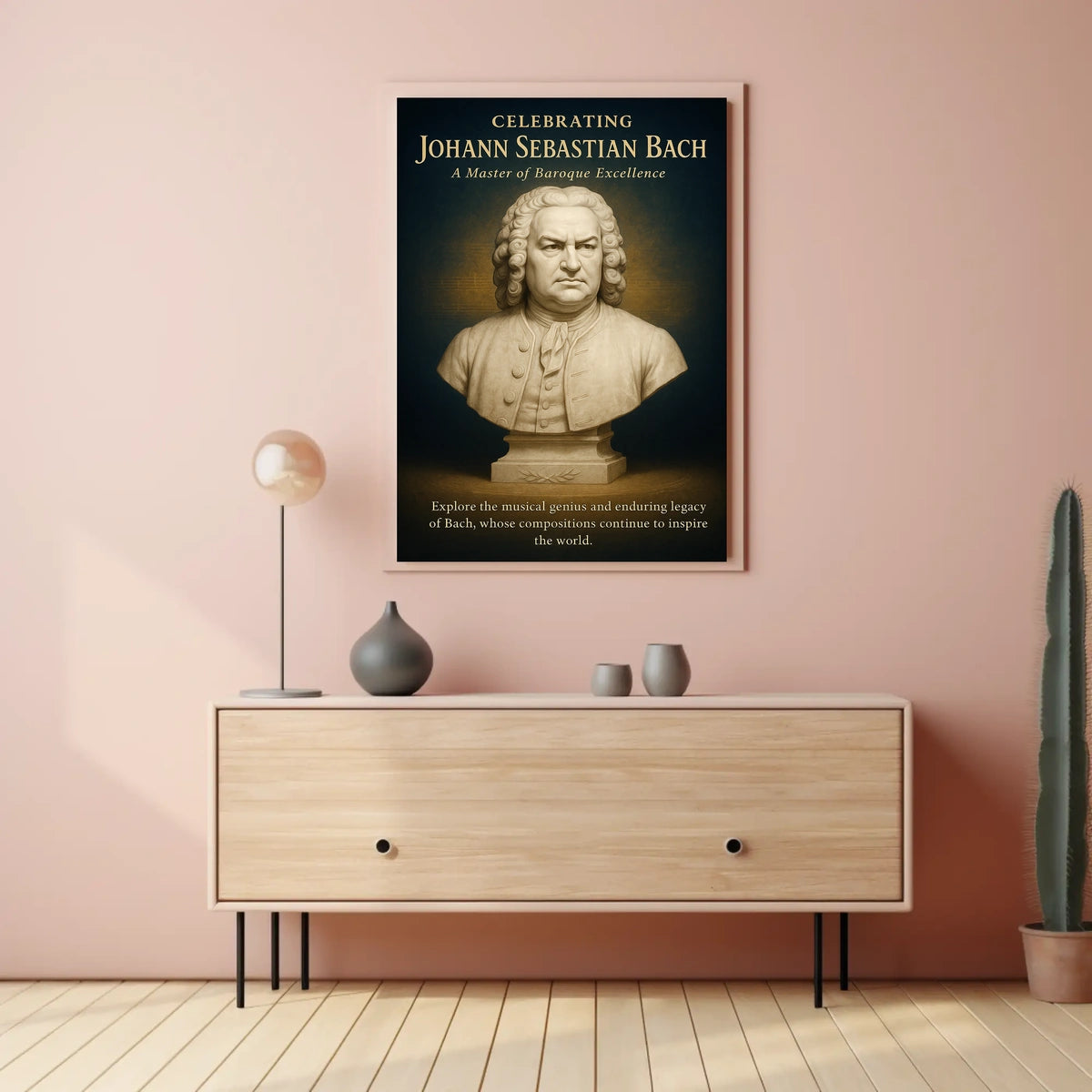 Celebrating Johann Sebastian Bach Poster