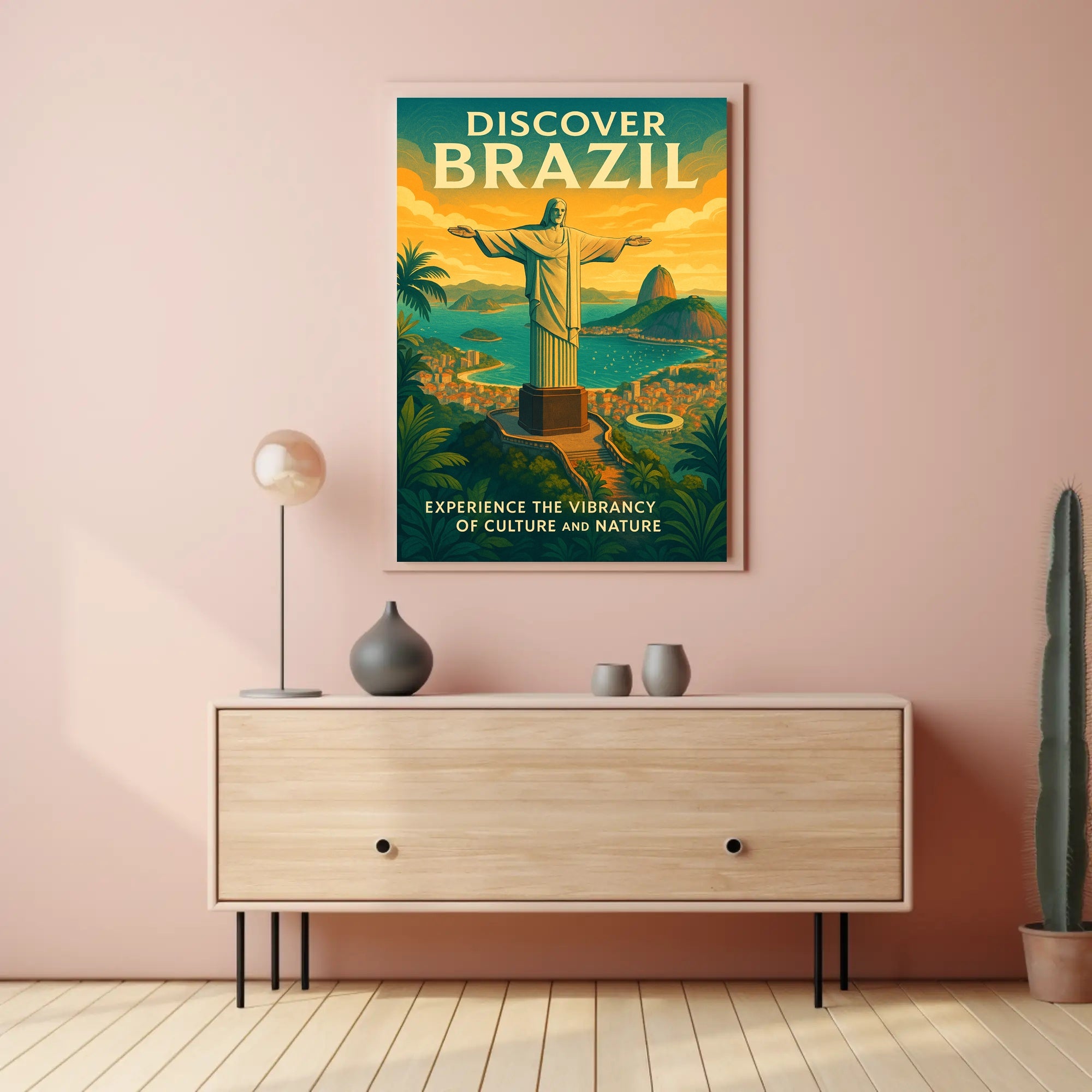 Discover Brazil Poster