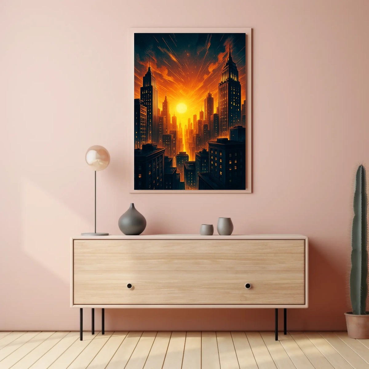 Urban Sunset Poster