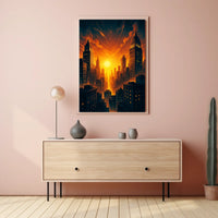 Urban Sunset Poster
