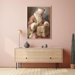 SantaS Gift Preparation Poster