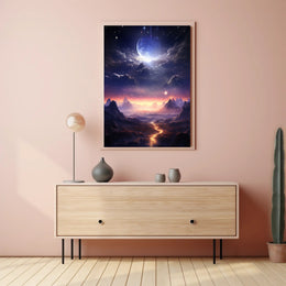 Celestial Landscape Poster