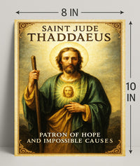 Saint Jude Thaddaeus Patron of Hope Poster PosterGoat