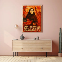 Saint Frances Xavier Cabrini Patron Of Poster