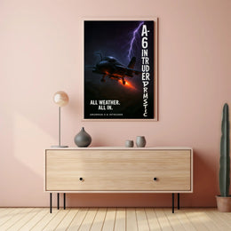 Grumman A6 Intruder All Weather Poster PosterGoat