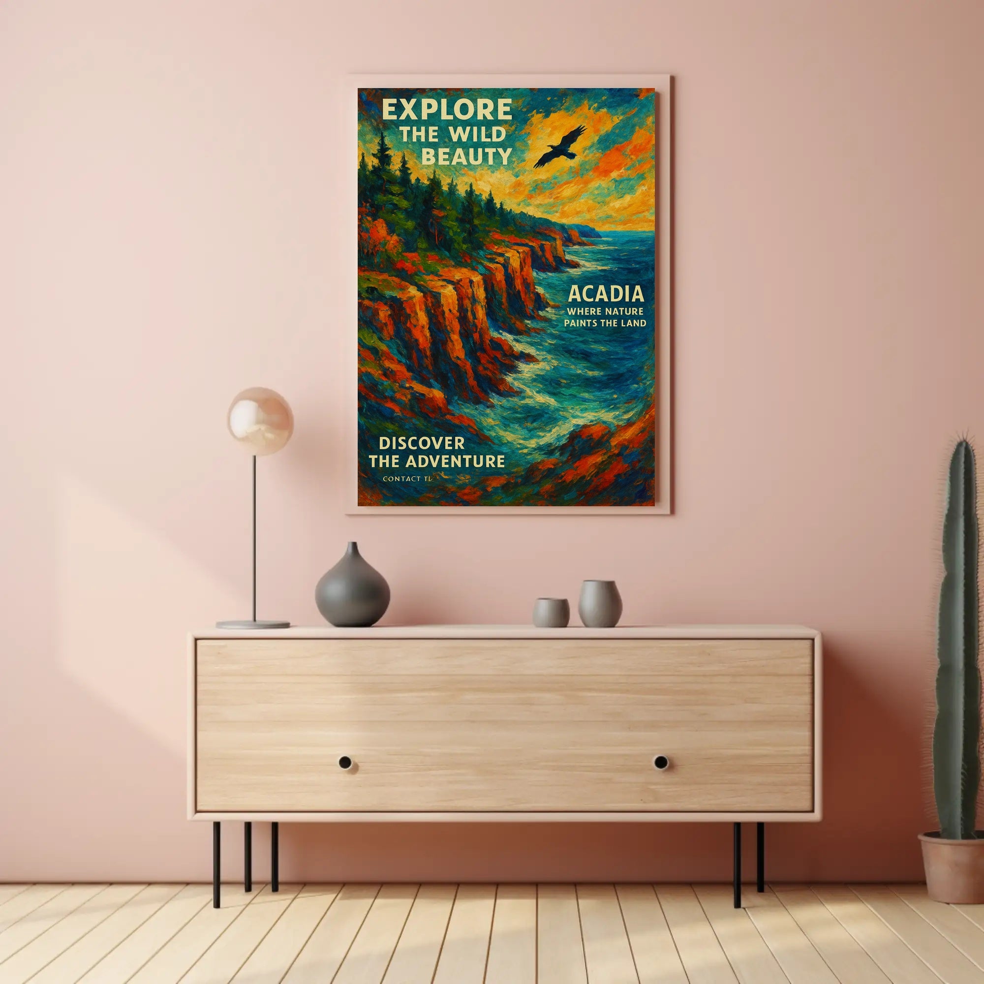 Explore the Wild Beauty of Acadia Poster PosterGoat