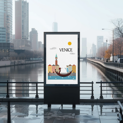 Venice: Romantic Gondola Ride Poster