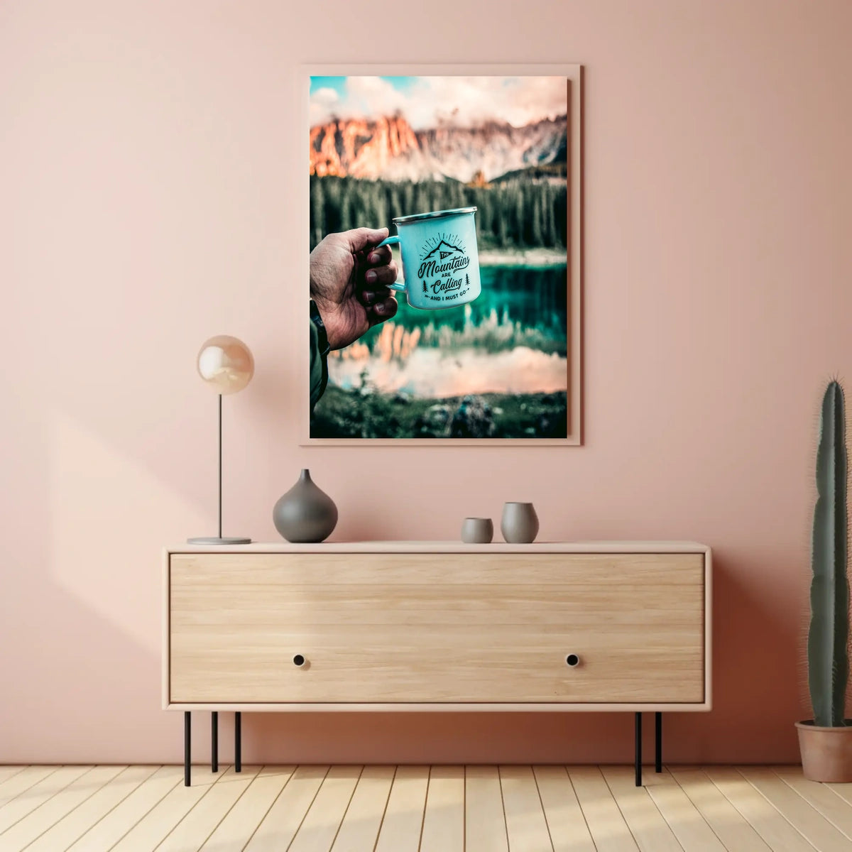 The Mountains Are Calling Poster