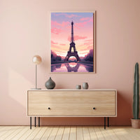 Eiffel Tower At Dusk Poster
