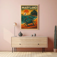 Maryland Coastal Charm Poster