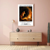 William Morris Fox and Fire Cultural Heritage Poster