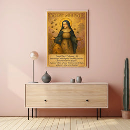 Saint Abigail Beekeepers Bees Beehive Poster