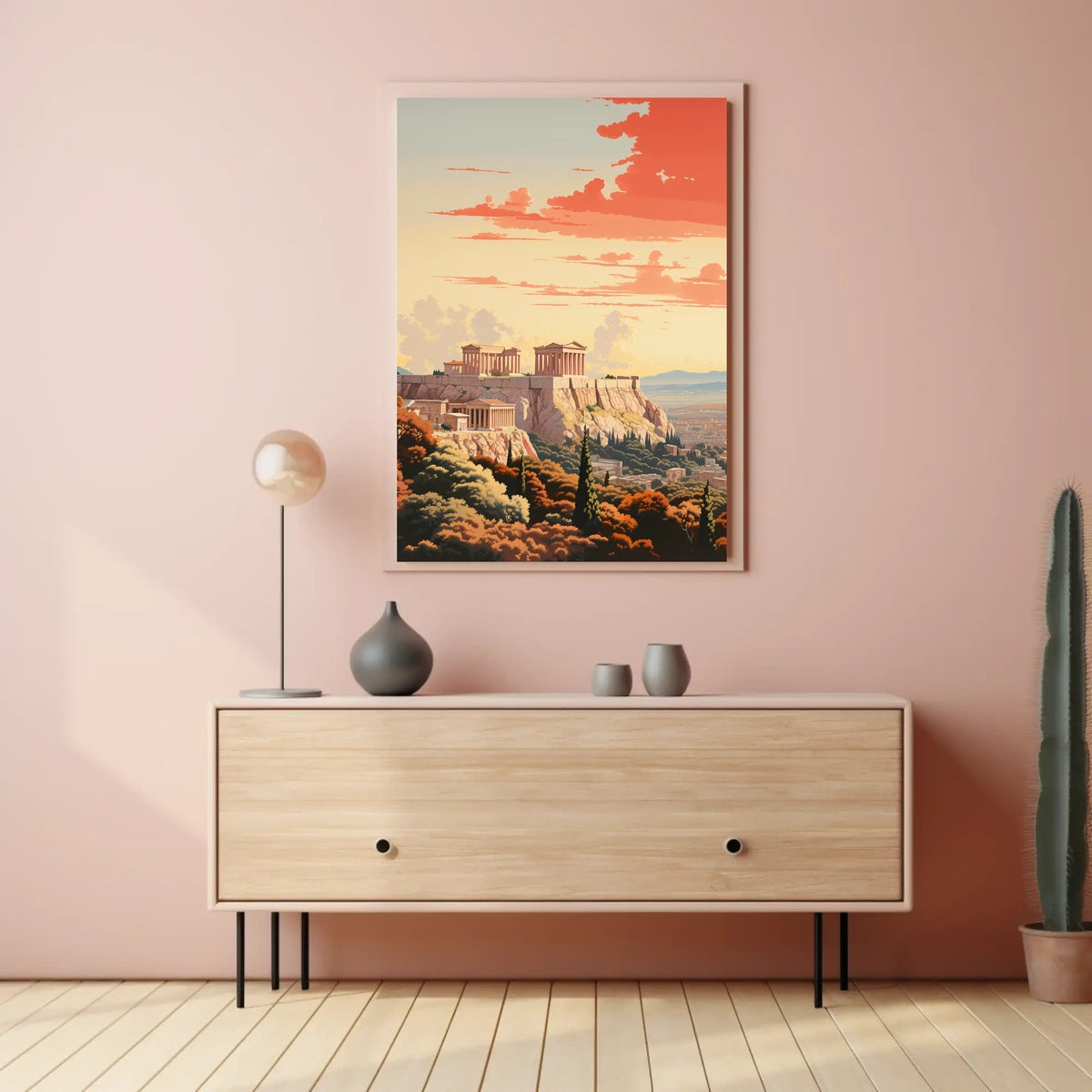 Acropolis of Athens: Ancient Beauty Travel Poster