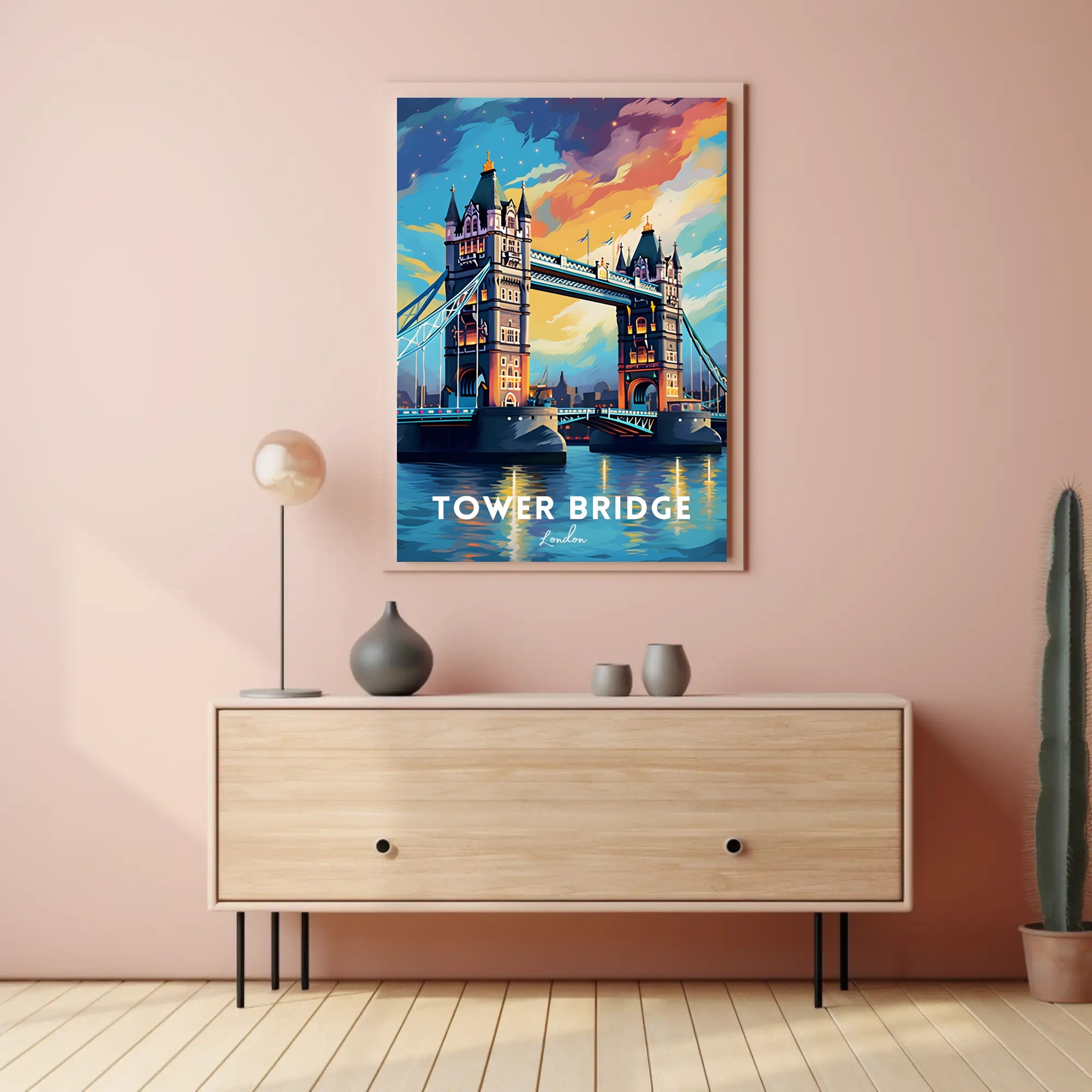 Tower Bridge Dreamscape London Urban or Cityscape Poster