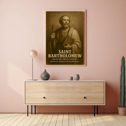 Saint Bartholomew Apostle And Patron Poster