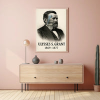 Ulysses S. Grant 18th President of the United States Reflections Poster