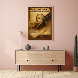 American Independence Historical Figure Vintage Patriotic Poster