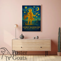 George Washington Starry Tribute Historical or Presidential Poster