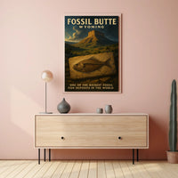 Fossil Butte, Wyoming Poster