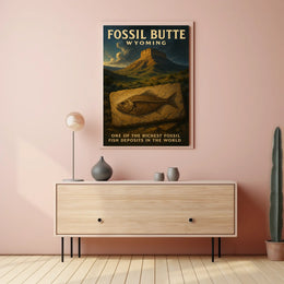 Fossil Butte, Wyoming Poster
